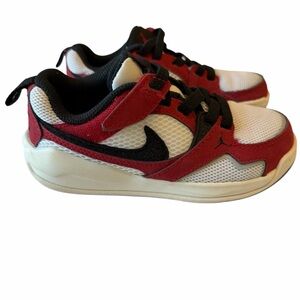 2/$30 Nike Jordan Kids' Basketball Sneakers in Red, Black, and White
